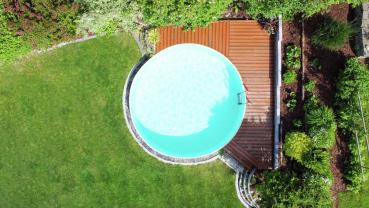 Preview: Steinbach Styriapool rund Ø 350 x 120 cm Innenfolie: sand ohne Zubehör 012305SA